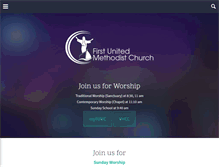 Tablet Screenshot of ccfumc.com